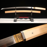 Катана ширасайя Shiburu deva хамон зонная закалка сталь Т10 